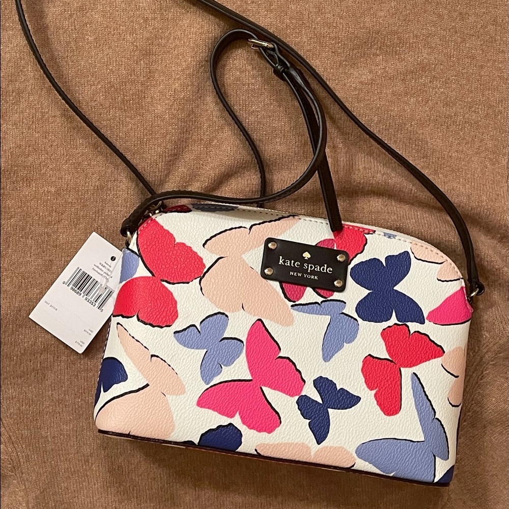 NWT Kate Spade butterfly crossbody purse